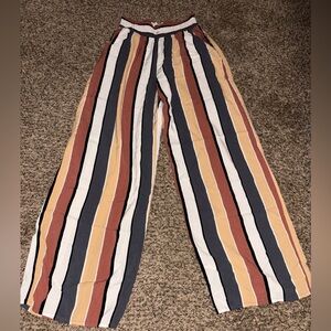 Lived to be Spoiled Women's Size M Striped Wide-Leg Pants